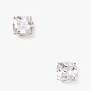 Kate Spade New York Cubic Zirconia Square Studs NWT
